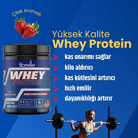 Fibrelle Whey Protein Çilek Aromalı 300 g