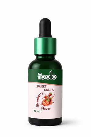 Fibrelle Çilek Aromalı Sıvı Tatlandırıcı 30 ml