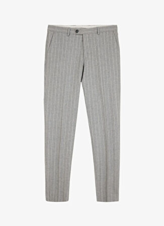 Brooks Brothers Normal Bel Slim Fit Gri Erkek Takım Elbise BBFW24MSU009