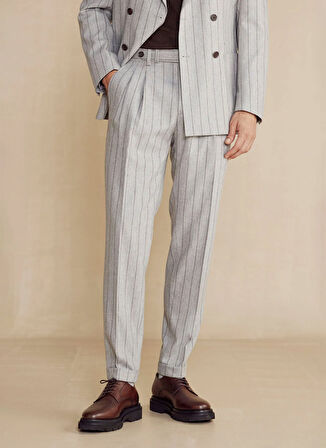 Brooks Brothers Normal Bel Slim Fit Antrasit Erkek Takım Elbise BBFW24MSU003