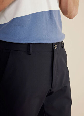 Brooks Brothers Normal Bel Normal Paça Standart Lacivert Erkek Pantolon BBFW24MPT017