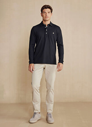 Brooks Brothers Siyah Erkek Polo T-Shirt BBFW24MTS001