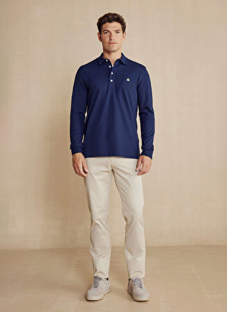 Brooks Brothers Lacivert Erkek Polo T-Shirt BBFW24MTS001