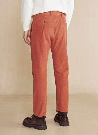 Brooks Brothers Normal Bel Normal Paça Standart Kiremit Erkek Pantolon BBFW24MPT019
