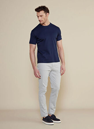 Brooks Brothers Normal Bel Düz Paça Standart Gri Erkek Pantolon BBSS25MPT005