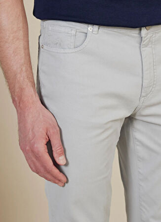 Brooks Brothers Normal Bel Düz Paça Standart Gri Erkek Pantolon BBSS25MPT005