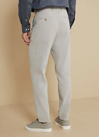 Brooks Brothers Normal Bel Düz Paça Standart Gri Erkek Pantolon BBSS25MPT014