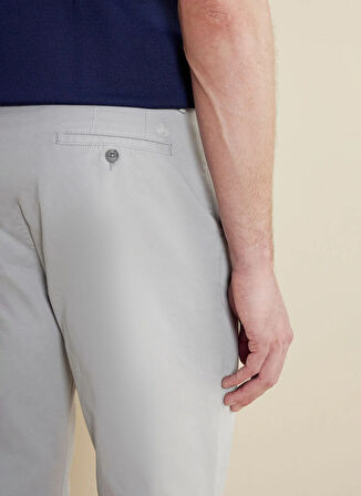 Brooks Brothers Normal Bel Düz Paça Standart Açık Gri Erkek Pantolon BBSS25MPT001