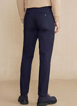 Brooks Brothers Normal Bel Düz Paça Standart Lacivert Erkek Pantolon BBSS25MPT001