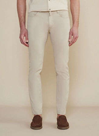 Brooks Brothers Normal Bel Düz Paça Standart Bej Erkek Pantolon BBSS25MPT010