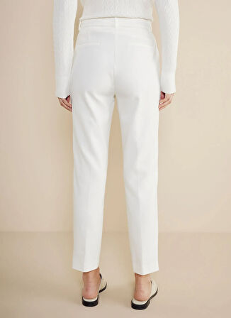 Brooks Brothers Normal Bel Standart Ekru Kadın Pantolon BBSS25FPT007