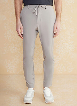 Brooks Brothers Normal Bel Düz Paça Standart Gri Erkek Pantolon BBSS25MPT020