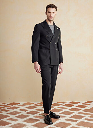 Brooks Brothers Slim Fit Siyah Erkek Ceket BBSS25MBL018