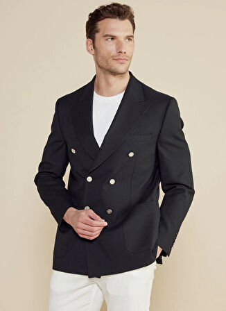 Brooks Brothers Slim Fit Siyah Erkek Ceket BBSS25MBL025