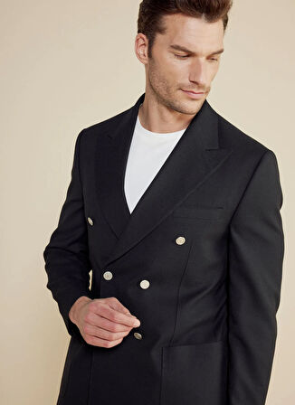 Brooks Brothers Slim Fit Siyah Erkek Ceket BBSS25MBL025