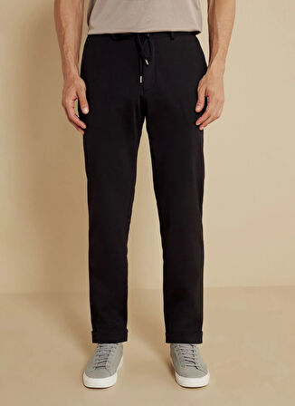 Brooks Brothers Normal Bel Düz Paça Standart Siyah Erkek Pantolon BBSS25MPT016