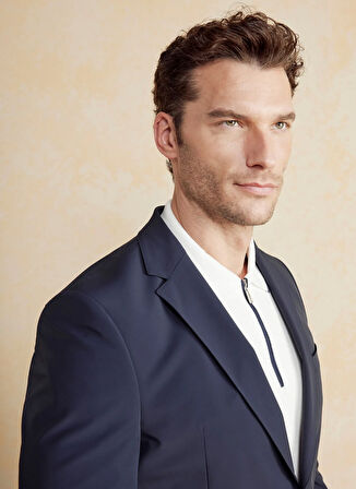 Brooks Brothers Slim Fit Lacivert Erkek Ceket BBSS25MBL013