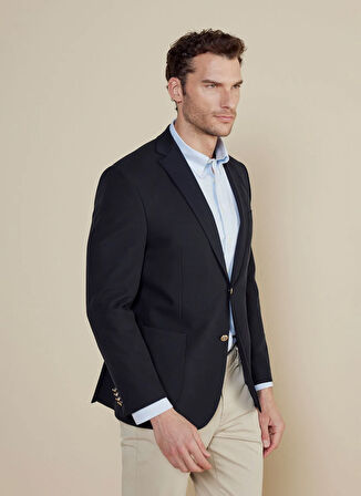 Brooks Brothers Slim Fit Lacivert Erkek Ceket BBSS25MBL019