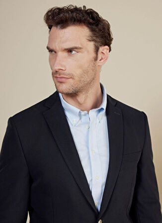 Brooks Brothers Slim Fit Lacivert Erkek Ceket BBSS25MBL019