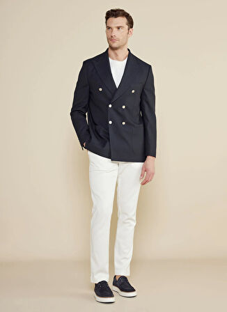 Brooks Brothers Slim Fit Lacivert Erkek Ceket BBSS25MBL025