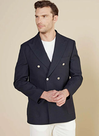 Brooks Brothers Slim Fit Lacivert Erkek Ceket BBSS25MBL025