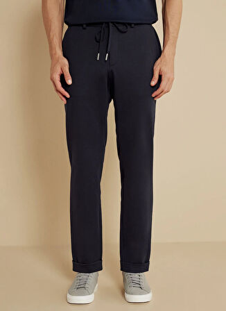 Brooks Brothers Normal Bel Düz Paça Standart Lacivert Erkek Pantolon BBSS25MPT016