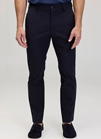 Brooks Brothers Normal Bel Düz Paça Standart Lacivert Erkek Pantolon BBSS25MPT020