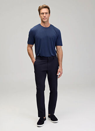 Brooks Brothers Normal Bel Düz Paça Standart Lacivert Erkek Pantolon BBSS25MPT020