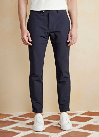 Brooks Brothers Normal Bel Düz Paça Standart Lacivert Erkek Pantolon BBSS25MPT022