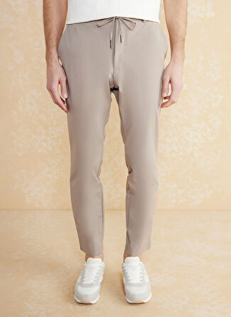 Brooks Brothers Normal Bel Düz Paça Standart Bej Erkek Pantolon BBSS25MPT020