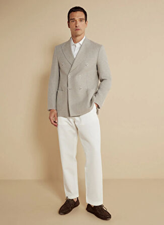Brooks Brothers Slim Fit Koyu Bej Erkek Ceket BBSS25MBL014