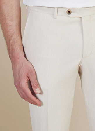 Brooks Brothers Normal Bel Düz Paça Standart Bej Erkek Pantolon BBSS25MPT017