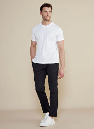 Brooks Brothers Normal Bel Düz Paça Standart Siyah Erkek Pantolon BBSS25MPT002