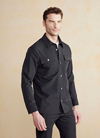 Brooks Brothers Standart Siyah Erkek Ceket BBSS25MSH001