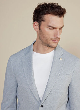 Brooks Brothers Regular Fit Mavi Erkek Ceket BBSS25MBL003