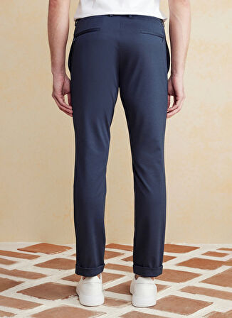 Brooks Brothers Normal Bel Düz Paça Standart Lacivert Erkek Pantolon BBSS25MPT002