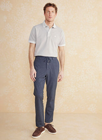 Brooks Brothers Normal Bel Düz Paça Standart Lacivert Erkek Pantolon BBSS25MPT003