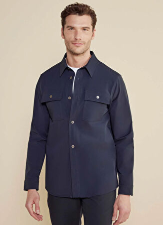 Brooks Brothers Standart Lacivert Erkek Ceket BBSS25MSH001