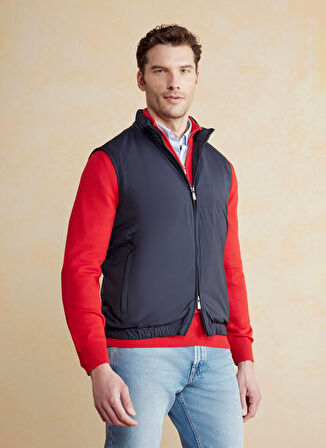 Brooks Brothers Lacivert Erkek Yelek BBSS25MVS001