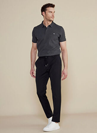 Brooks Brothers Normal Bel Düz Paça Standart Siyah Erkek Pantolon BBSS25MPT024