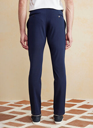 Brooks Brothers Normal Bel Düz Paça Standart Lacivert Erkek Pantolon BBSS25MPT024
