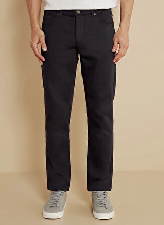 Brooks Brothers Normal Bel Düz Paça Slim Fit Siyah Erkek Pantolon BBSS25MPT025