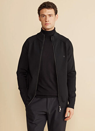 Brooks Brothers Siyah Erkek Hırka BBFW25MKS003