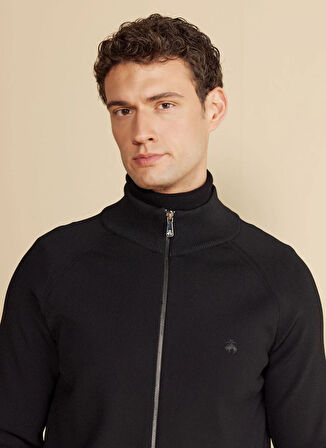 Brooks Brothers Siyah Erkek Hırka BBFW25MKS003