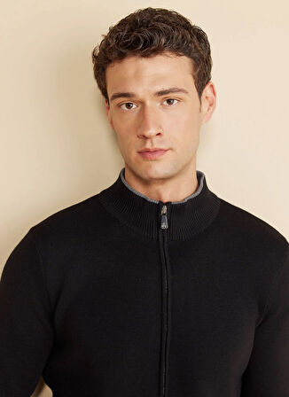 Brooks Brothers Siyah Erkek Hırka BBFW25MKS006