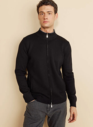 Brooks Brothers Siyah Erkek Hırka BBFW25MKS006