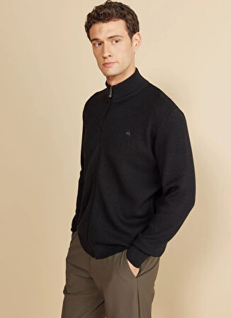 Brooks Brothers Siyah Erkek Hırka BBFW25MKS007