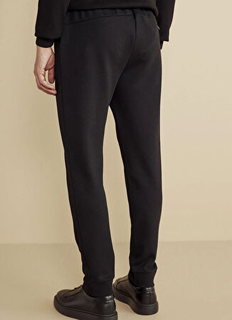 Brooks Brothers Lastikli Bel Standart Siyah Erkek Eşofman Altı BBFW25MSP001