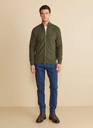 Brooks Brothers Haki Erkek Hırka BBFW25MKl036