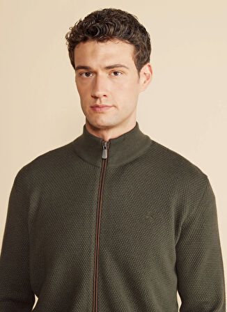 Brooks Brothers Haki Erkek Hırka BBFW25MKS007